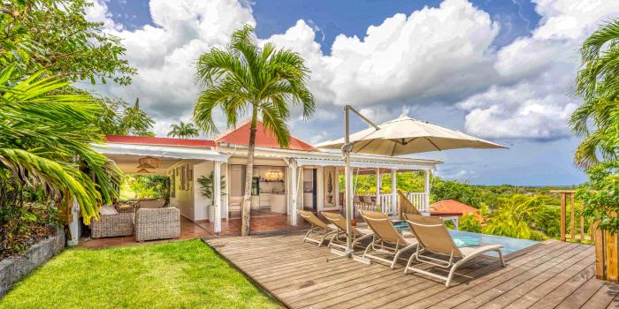 1.A louer villa avec piscine et Grand bourg-Marie-Galante